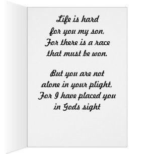 LA VIE EST UNE CARTE SON DUR