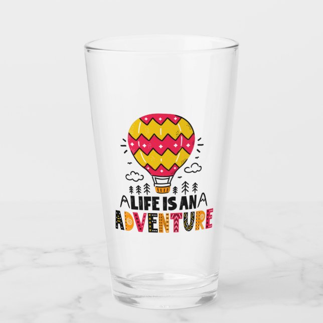 La vie est une coupe de verre d'aventure (Devant)
