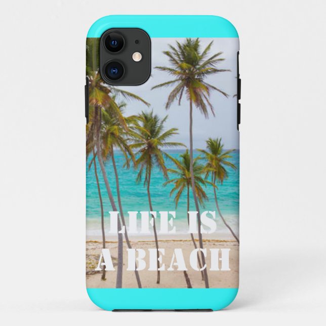 La vie est une plage, Coque iPhone 5 (Dos)