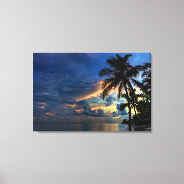 La vie est une plage - Toile Print (Recto)