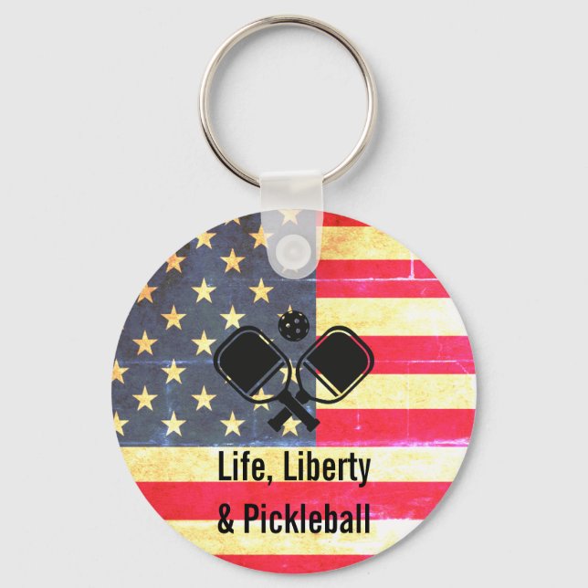 La vie Liberté & Porte-clés patriotique de pickleb (Recto)