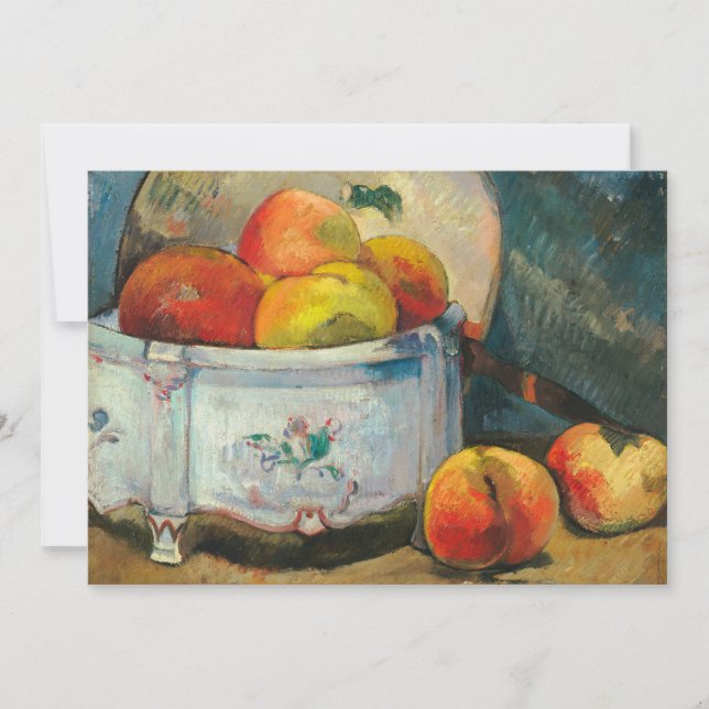 La vie morte avec les pêches | Paul Gauguin (Devant)