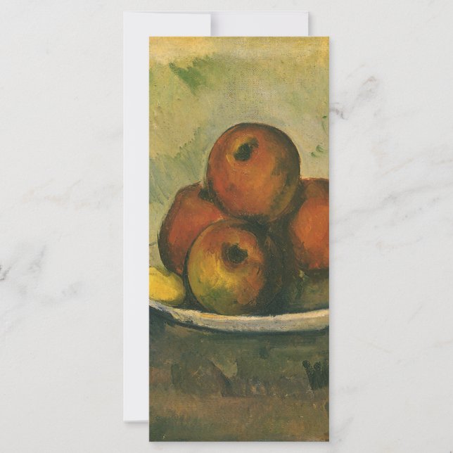 La vie morte avec les pommes par Paul Cezanne (Devant)