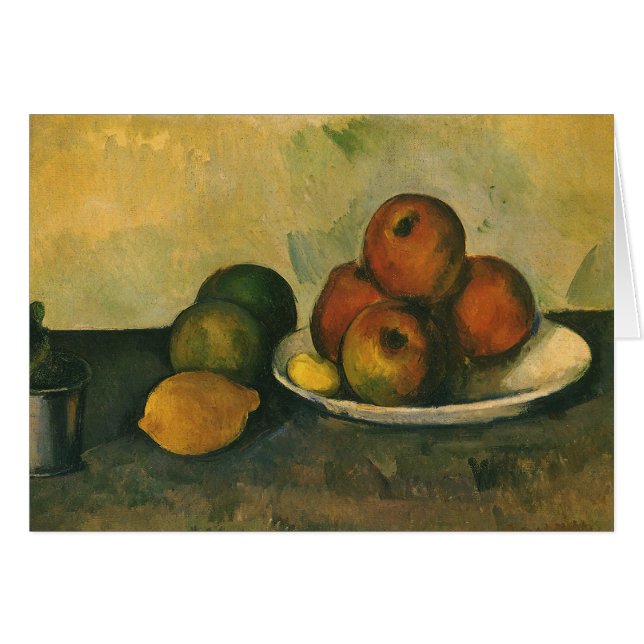 La vie morte avec les pommes par Paul Cezanne (Devant horizontal)