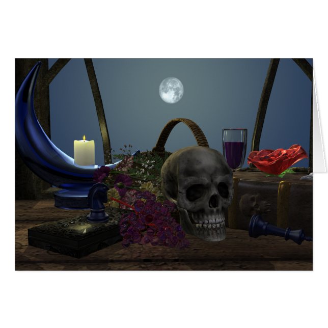La vie morte éffrayante au clair de lune (Devant horizontal)