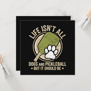 La vie n'est pas que des chiens et du pickleball