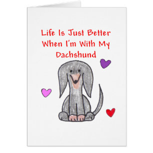 La vie noire de teckel est juste une meilleure