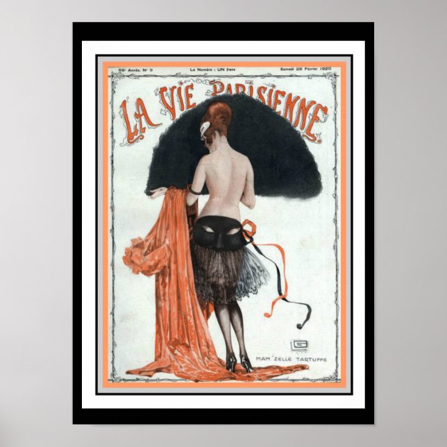 La Vie Parisienne Poster de couverture Vintage 12  (Devant)