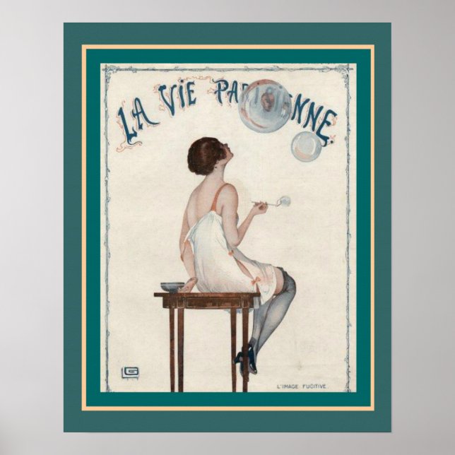 La Vie Parisienne Poster de couverture Vintage 16  (Devant)