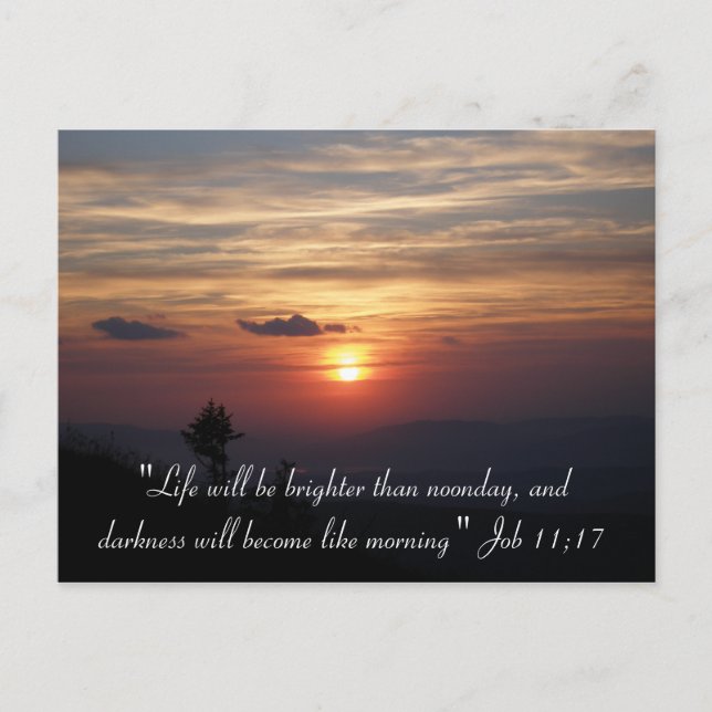"La vie sera..." - Carte postale (Devant)