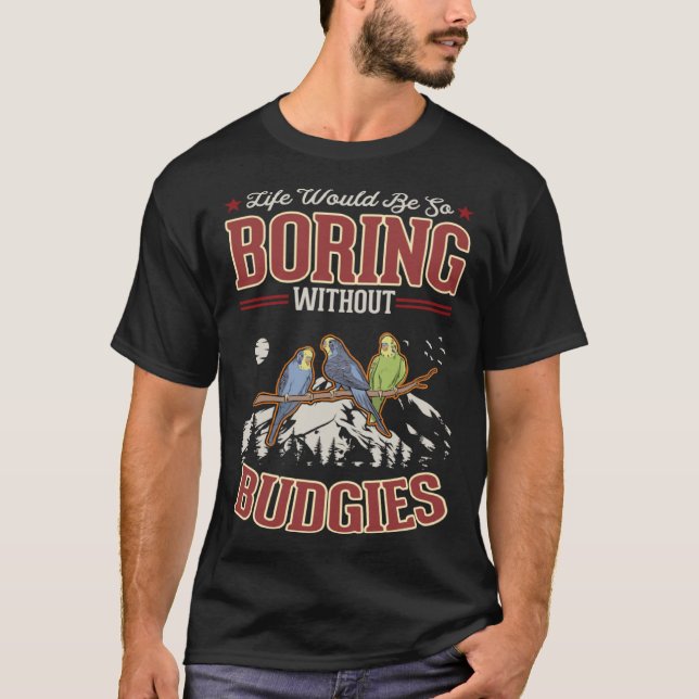 La vie serait si ennuyeuse sans Budgies Pullover H (Devant)