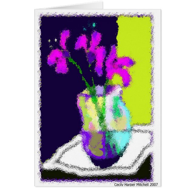 La vie toujours avec des iris (Devant)