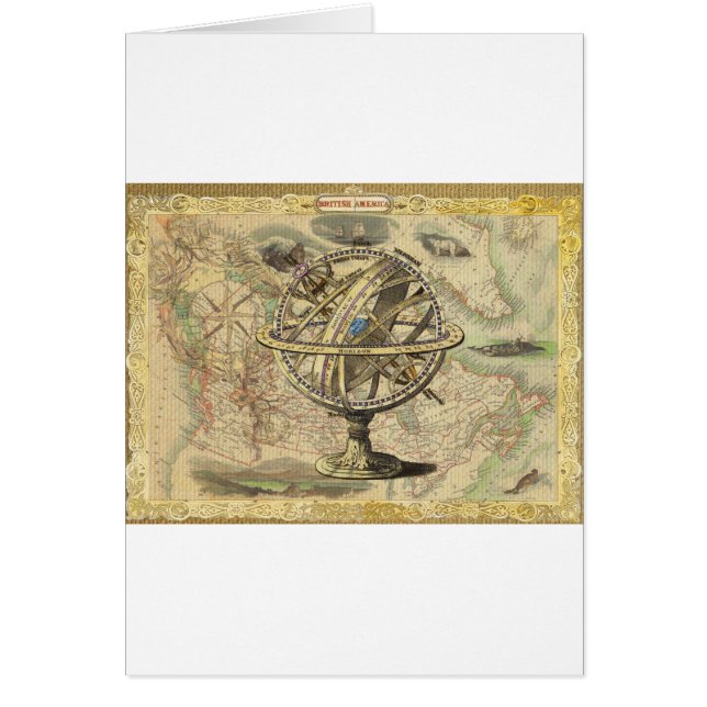 La vieille Amérique britannique Explorez la carte  (Devant)