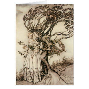 La vieille femme dans le bois par Arthur Rackham