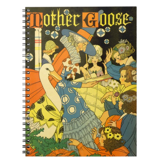 La vieille Mère l'Oie lisant un livre aux enfants (Devant)