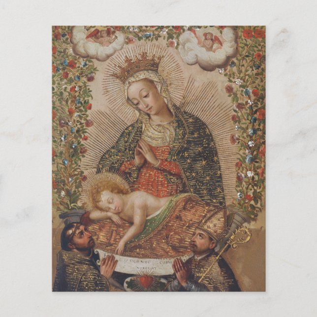 La Vierge adorant le Christ Enfant Noël (Devant)