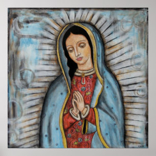 La Vierge de Guadalupe - Poster