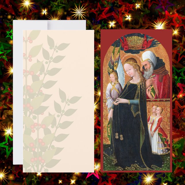 La Vierge enceinte avec carte plate de Saint Josep (Créateur téléchargé)