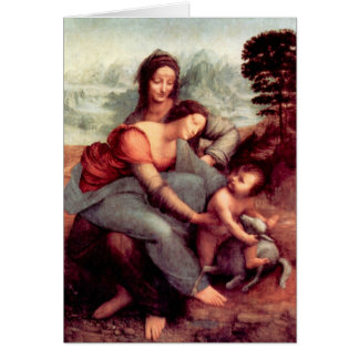 La Vierge et l'enfant avec St Anne