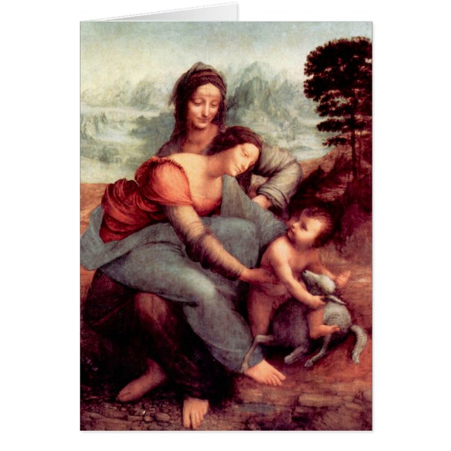 La Vierge et l'enfant avec St Anne (Devant)