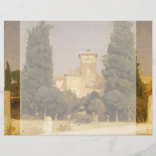 La Villa Malte, Rome par Lord Frederic Leighton (Devant)