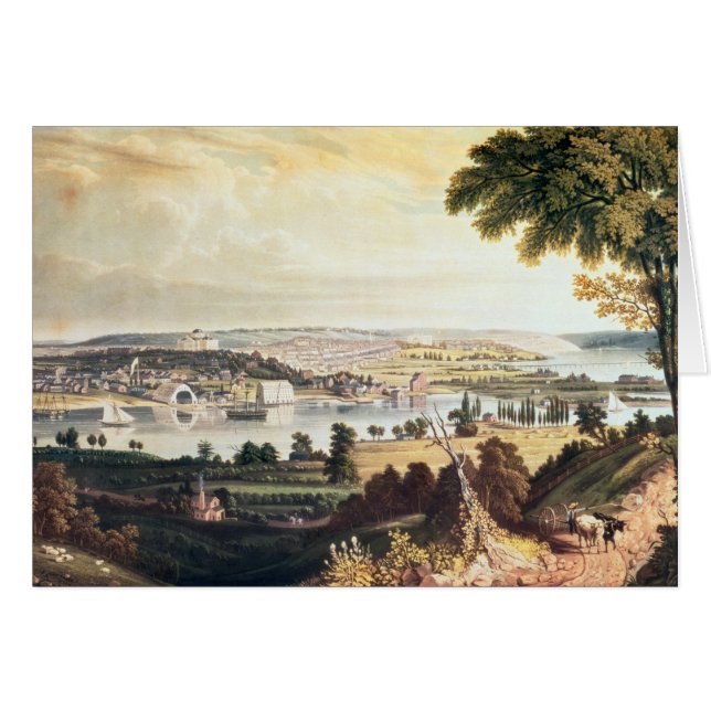 La ville de Washington de au delà de la marine (Devant horizontal)