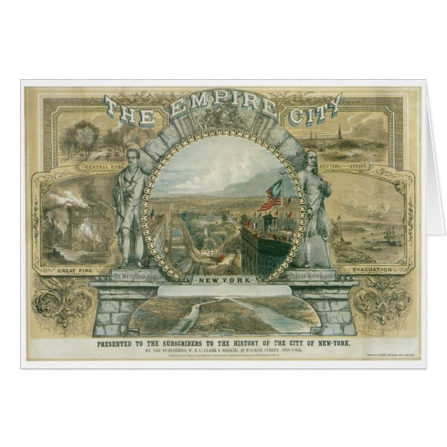 La ville d'empire, New York (Devant horizontal)