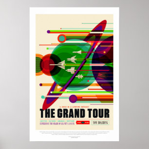 La visite grande, affiche de voyage