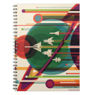 La visite grande - rétro carnet d'affiche de