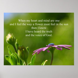 La Voix de Dieu POSTER IMPRIMER