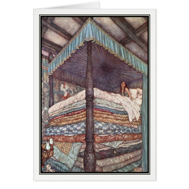 La vraie princesse par Edmund Dulac (Devant)