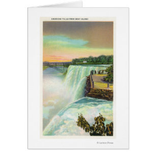 La vue de l'Américain tombe de l'île de chèvre