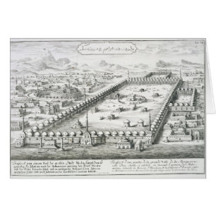La vue de Mecque, de 'einer d'Entwurf historischen