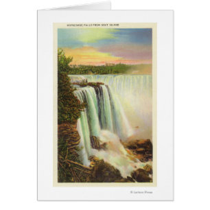 La vue du fer à cheval tombe de l'île de chèvre