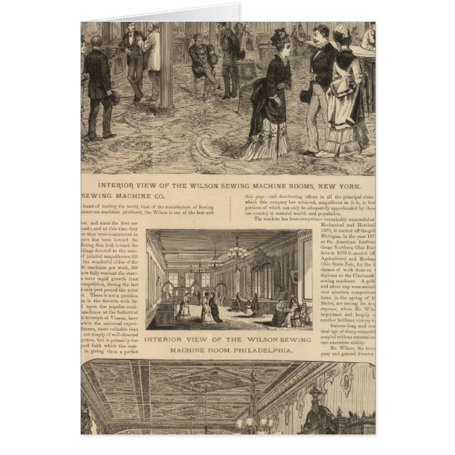 La Wilson Sewing Machine Company (Devant)