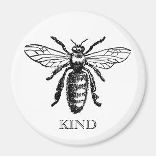L'abeille vintage soit aimant aimable