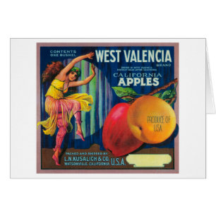 Label Apple Crate West ValenciaWatsonville, CA