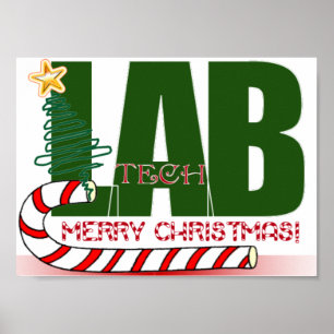 LABORATOIRE DE MERRY DE NOËL - POSTER DE TECHNOLOG