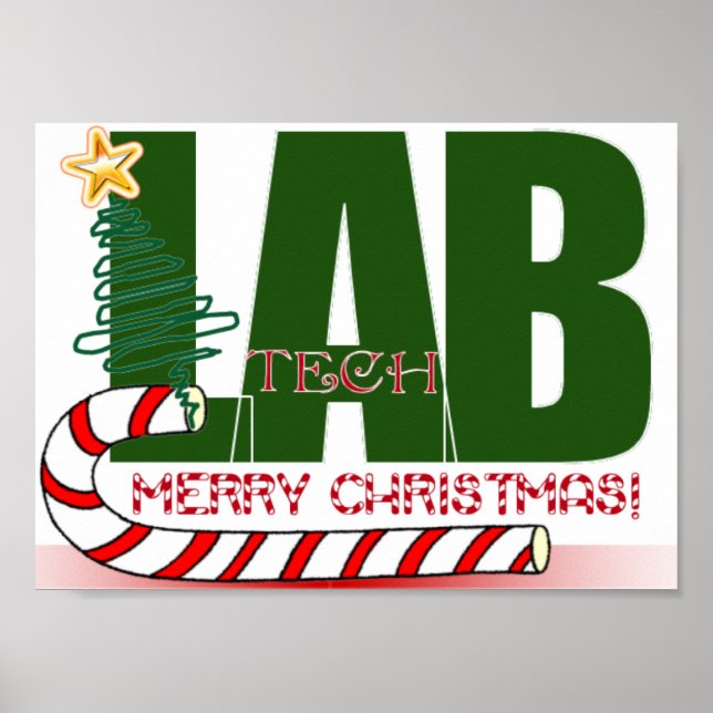 LABORATOIRE DE MERRY DE NOËL - POSTER DE TECHNOLOG (Devant)