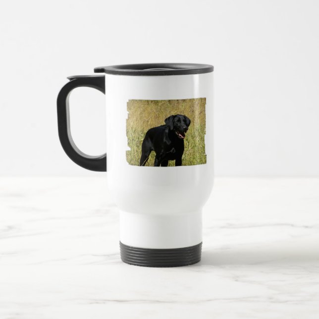 Laboratoire noir dans la tasse de voyage de champ (Gauche)