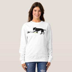 Laboratoire noir jouant le sweatshirt des femmes