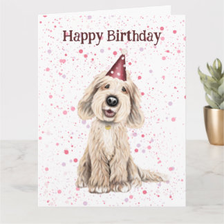 Labradoodle, Bonne carte d'anniversaire