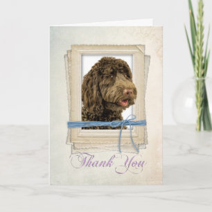 Labradoodle Carte de remerciements