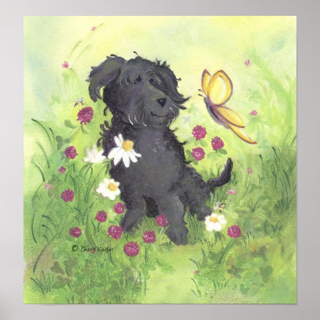 Labradoodle Doodle Chien / Poster de l'artiste Imp (Devant)