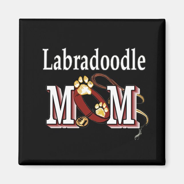 labradoodle maman Magnet (Devant)