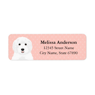 Labradoodle Retourner l'adresse Étiquettes
