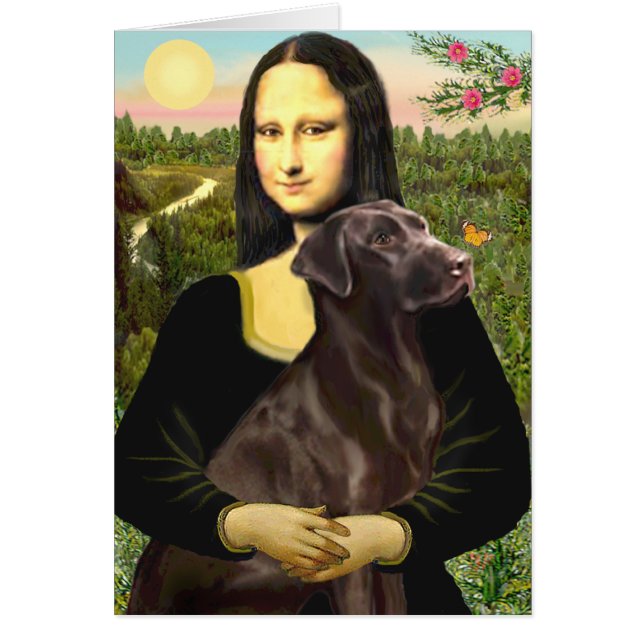 Labrador (Chocolat) - Mona Lisa (Devant)