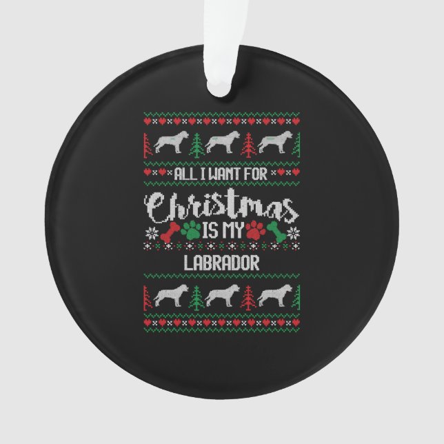 Labrador Laid Christmas Sweat Labrador Holiday S (devant)