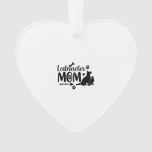 Labrador Maman SVG � Silhouette de Chien & Emprein