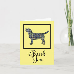 Labrador Retriever Chien Merci Carte de voeux